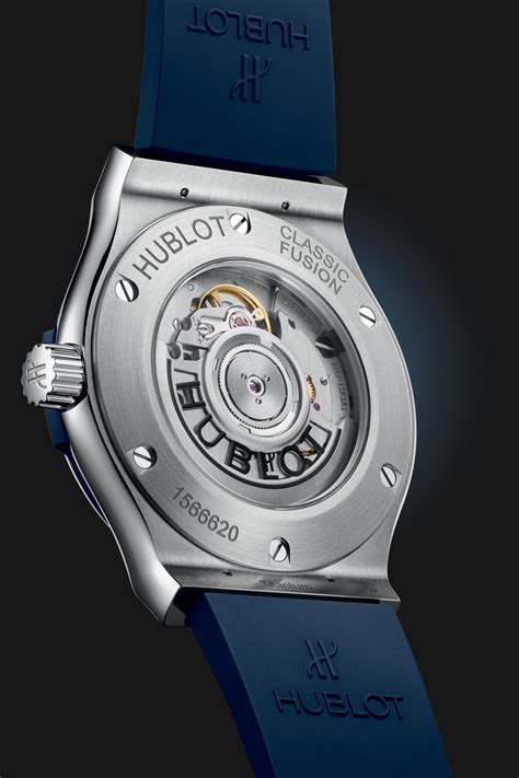 hublot fusion titanium blue